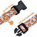 Faygarsle Orange Dog Collar Pumpkin Leaf Pattern Fall Autumn Small Size S by Deal US