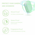 stukcaze Camera Case for Kodak PIXPRO FZ45 FZ55 Canon ELPH 360 Green Large by Deal US