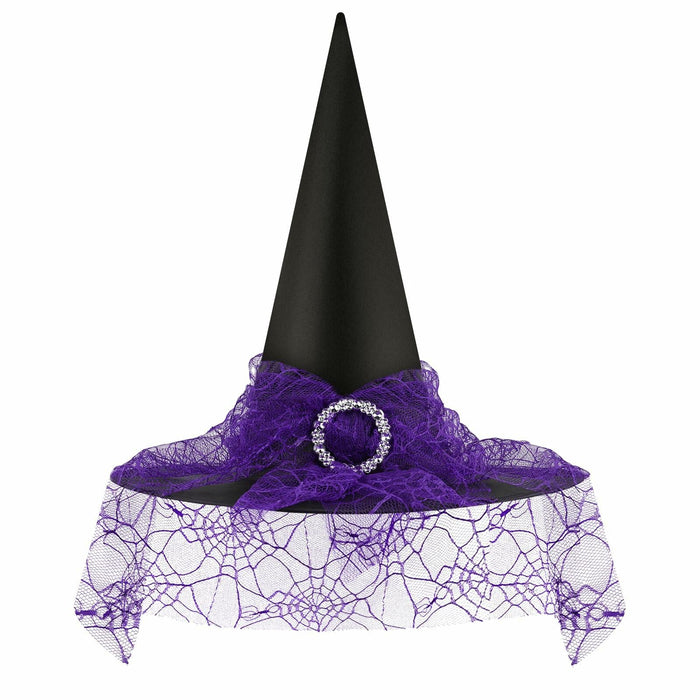 Doitory Halloween Witch Hat Purple Cotton Costume Accessory One Size by Deal US
