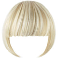 XRACEPHOL Blonde Bangs Clip-in Thick Natural Full Front Straight Hairpiece by Deal US