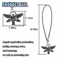 LAINLOY Guardian Angel Car Pendant Metal Six-Winged Rear View Mirror Charm Gold by Deal US