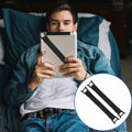2pcs Mobile Phone Security Hand Strap Holder 7.8''-13'' Black Elastic Grip by Deal US