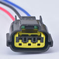 DECKBU 3 Pin Female Ignition Coil TPS Waterproof Connector 6098-0141 by Deal US