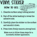 CATRACOS Make Heaven Crowded Christian Vinyl Stickers Waterproof 3" 3Pcs by Deal US