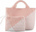 LIKEBAG Neoprene Woven Tote Bag Summer Beach Handbag Purse 11.1x12.2x4.75in by Deal US