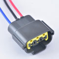 DECKBU 3 Pin Female Ignition Coil TPS Waterproof Connector 6098-0141 by Deal US