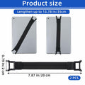 2pcs Mobile Phone Security Hand Strap Holder 7.8''-13'' Black Elastic Grip by Deal US