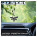 LAINLOY Guardian Angel Car Pendant Metal Six-Winged Rear View Mirror Charm Gold by Deal US