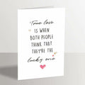 Ure Tenk True Love Anniversary Card Cute Valentines Day Card White by Deal US