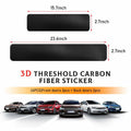 Yourkar 4PCS Car Door Sill Protector 3D Carbon Fiber Wrap Film Green by Deal US