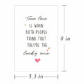 Ure Tenk True Love Anniversary Card Cute Valentines Day Card White by Deal US