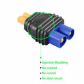Laisomeke EC3 Male to XT30 Female Mould Adapter LiPO Battery 2 Pack by Deal US