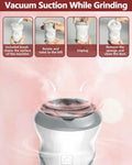 NKJVE Electric Foot File Callus Remover 3 Heads 2 Speed White Rechargeable by Deal US