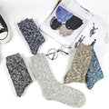 3 Pairs Women Winter Wool Cable Knit Crew Knee High Socks Acrylic Blend B03 by Deal US