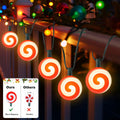 Ultimate Unicorn LED Red Spiral Lollipop Pathway Lights Outdoor Garden by Deal US