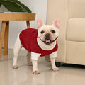 KCFESTIHUE Dog Sweater Argyle Cable Knit Turtleneck Red Size M by Deal US
