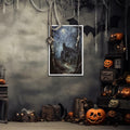 CRTDYQU Crow Castle Vampire Wall Art Poster 12x16 Inch Unframed by Deal US