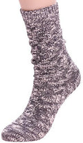 3 Pairs Women Winter Wool Cable Knit Crew Knee High Socks Acrylic Blend B03 by Deal US