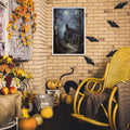 CRTDYQU Crow Castle Vampire Wall Art Poster 12x16 Inch Unframed by Deal US