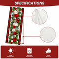 Jiudungs Linen Buffalo Check Plaid Table Runner 108in Black White by Deal US