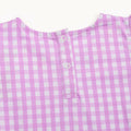 Mumetaz Toddler Girls Ruffle Sleeveless Floral Dress Purple Plaid Size 4-5T by Deal US