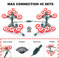 Ultimate Unicorn LED Red Spiral Lollipop Pathway Lights Outdoor Garden by Deal US