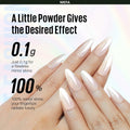 MEFA White Pearl Chrome Nail Powder 4 pcs Mirror Effect Pearlescent Pigment by Deal US