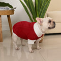 KCFESTIHUE Dog Sweater Argyle Cable Knit Turtleneck Red Size M by Deal US