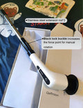 Qeffmion Electric Spin Scrubber Cordless Power Brush 7 Heads Black White by Deal US