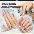 MEFA White Pearl Chrome Nail Powder 4 pcs Mirror Effect Pearlescent Pigment by Deal US