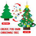 IHESPABLD 3Ft DIY Felt Christmas Tree Set Green 26 Ornaments for Kids by Deal US
