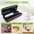 Amz Jet Food Sealer Vacuum Sealer Stainless Steel LED Touch 50Bags Grayish Black by Deal US