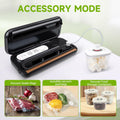 Amz Jet Vacuum Sealer Food LED Touch Digital Display Tempered Glass Black 50Bags by Deal US