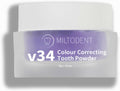 MILTODENT v34 Colour Correcting Teeth Whitening Powder Stain Removal by Deal US