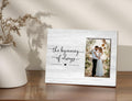 Orchroma Engagement Picture Frame Rustic Black 8x10 The Beginning of Always by Deal US