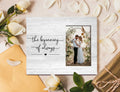 Orchroma Engagement Picture Frame Rustic Black 8x10 The Beginning of Always by Deal US
