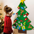 IHESPABLD 3Ft DIY Felt Christmas Tree Set Green 26 Ornaments for Kids by Deal US