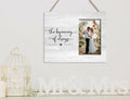 Orchroma Engagement Picture Frame Rustic Black 8x10 The Beginning of Always by Deal US