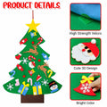 IHESPABLD 3Ft DIY Felt Christmas Tree Set Green 26 Ornaments for Kids by Deal US