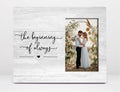 Orchroma Engagement Picture Frame Rustic Black 8x10 The Beginning of Always by Deal US