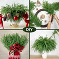 HUZIYAHAN Christmas Norfolk Pine Stems 18in Green Branches 8 Count by Deal US