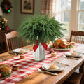 JDKPK 12 Pcs Norfolk Pine Branch 18" Artificial Greenery Green by Deal US