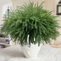 JDKPK 12 Pcs Norfolk Pine Branch 18" Artificial Greenery Green by Deal US