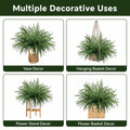HUZIYAHAN Christmas Norfolk Pine Stems 18in Green Branches 8 Count by Deal US