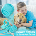 Jieffifa Indestructible TPR Dog Chew Toy with Suction Cup Blue by Deal US
