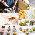Tumtanm Piping Bags Disposable Pastry Icing Decorating 100pcs Transparent by Deal US