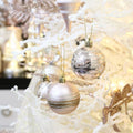 Sea Team 60mm Rose Gold Painted Sparkling Christmas Ornaments Balls 30pcs by Deal US