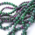 Airheartwx 12MM Red Green Round Loose Natural Gem Crystal Beads by Deal US