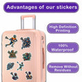BIGZORO Lacrosse Stickers Waterproof Vinyl Decals 50 PCS Cartoon by Deal US