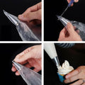 Tumtanm Piping Bags Disposable Pastry Icing Decorating 100pcs Transparent by Deal US
